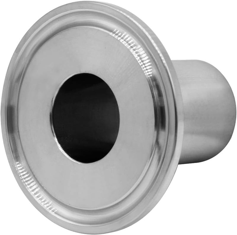 Fitvell Stainless Steel Sanitary Pipe Fitting 1/2" NPT Female Thread to 1.5" Tri Clamp 50.5mm Ferrule OD Sanitary Home Brew Adapter Connector (pack of 2) - Image 4